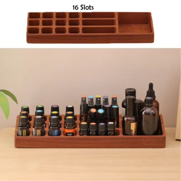 Essential Oil Tiered Wood Display - 5/10/15ml Bottles
