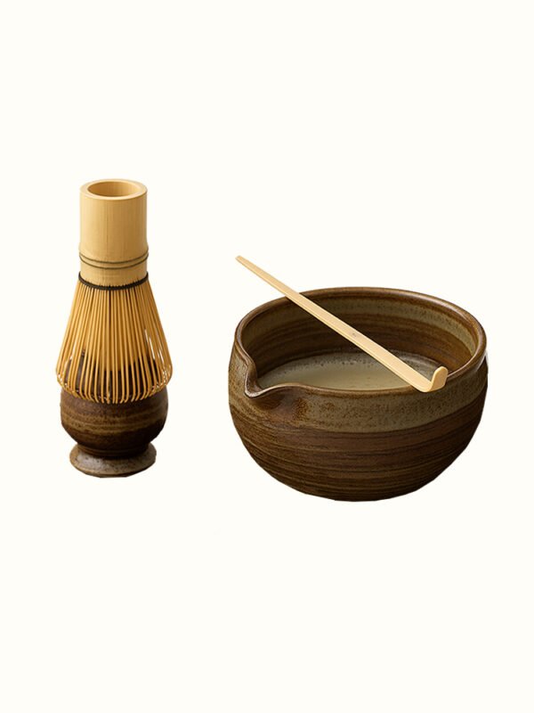 4pcs Matcha Set - Spout Bowl