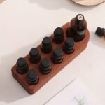 Essential Oil Wood Display - 5/10/15/100ml Bottles