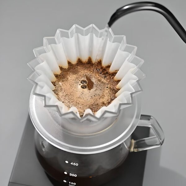 Resin Coffee Dripper with Base - Origami