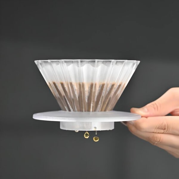 Resin Coffee Dripper with Base - Origami