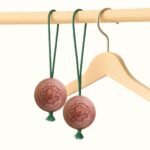 5pcs Cedar Wood Closet Ball Set – Natural Moth Repellent & Wardrobe Freshener