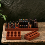 Essential Oil Tiered Wood Display - 5/10/15ml Bottles