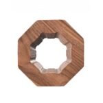 Resin Coffee Dripper with Wood Base - Octagon