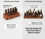 Essential Oil Tiered Wood Display - 5/10/15ml Bottles