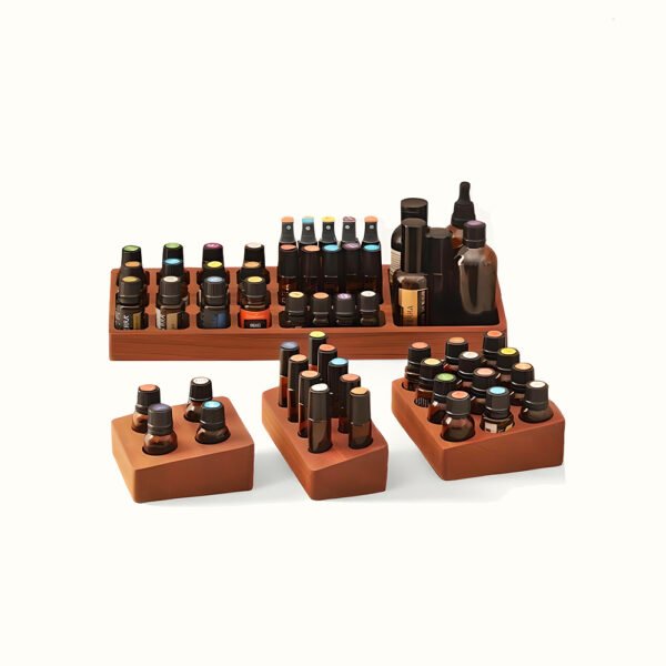 Essential Oil Tiered Wood Display - 5/10/15ml Bottles