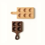 Wooden Egg Holder with Handle