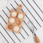 Wooden Egg Holder with Handle