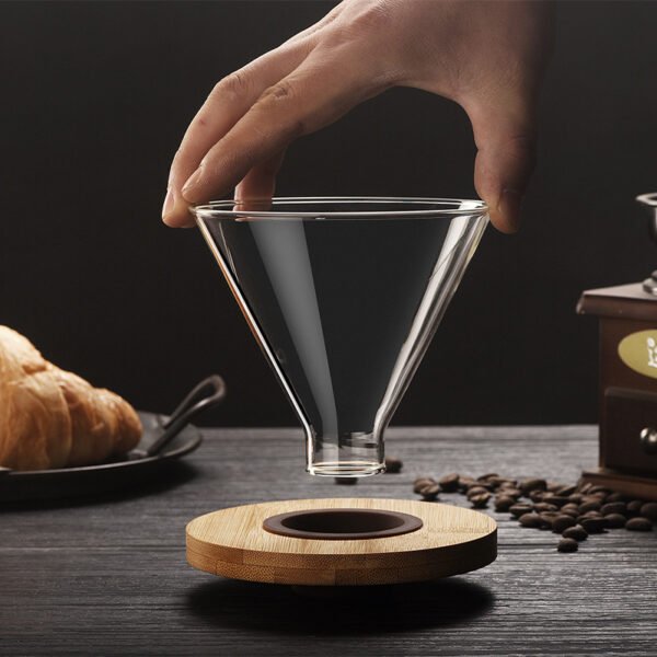 Bamboo & Glass Pour Over Coffee Set