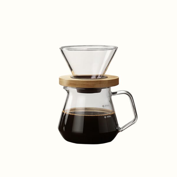 Bamboo & Glass Pour Over Coffee Set