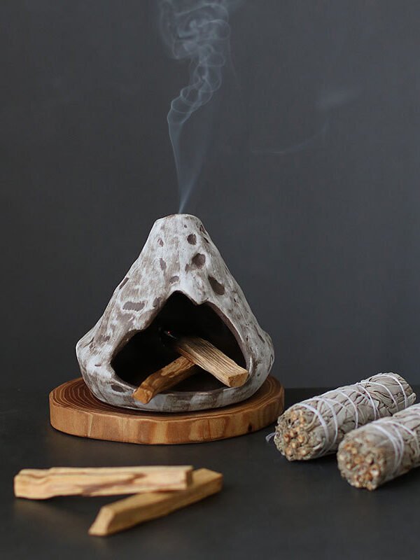 incense holder snow mountain