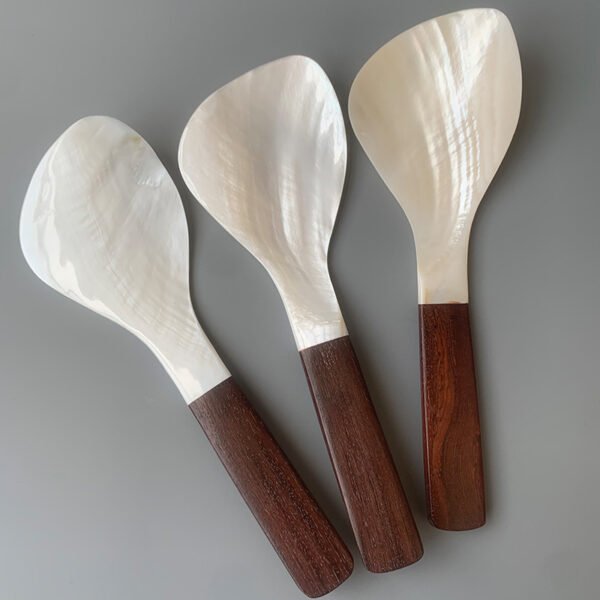 Rice Spoon - Nacre & Rosewood